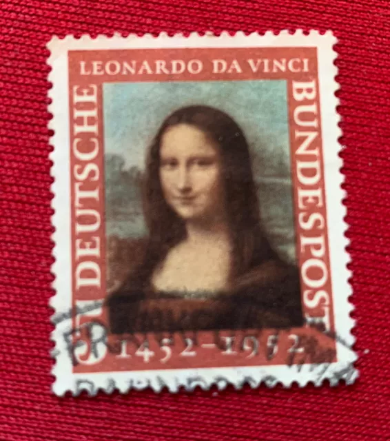 148 BRD 1952 Leonardo Da Vinci, gestempelt