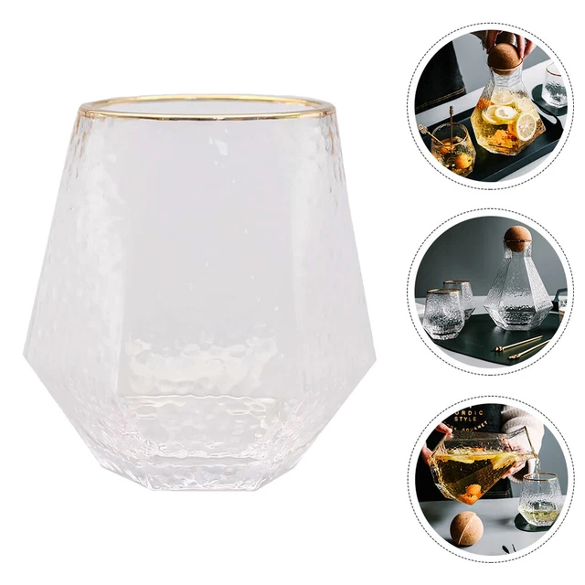 Taza de agua transparente vaso vaso cerveza zumo de vino recipiente de almacenamiento