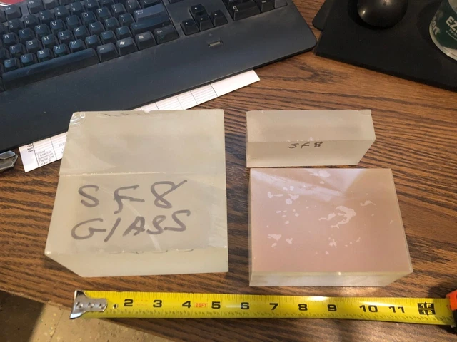 Precision Optical Laser Crystal Quartz / Silica Optics Laser Grade SF-8