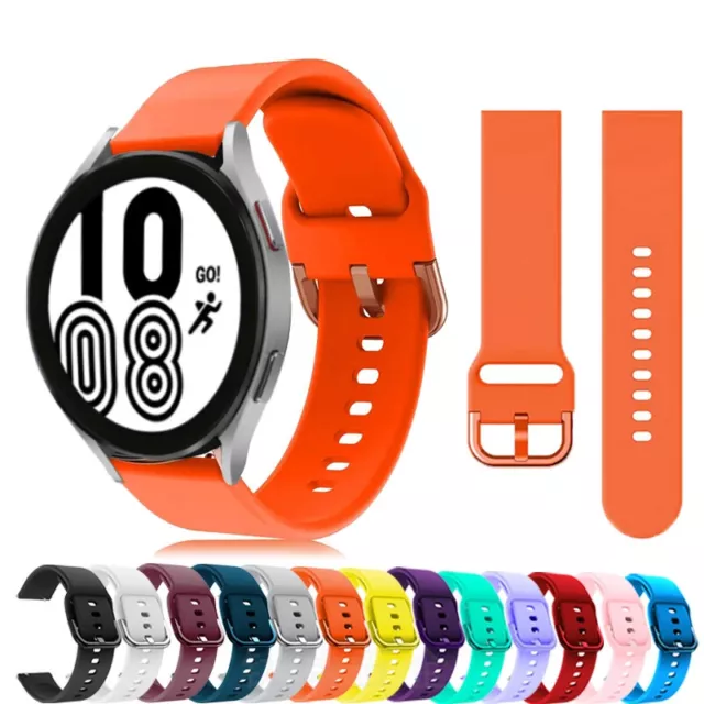 Silicone Sport Strap For Samsung Galaxy Watch 4/5/5 Pro/Classic 42mm/46mm Band