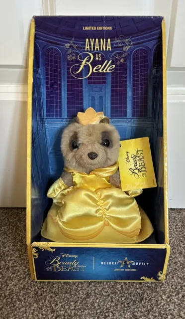 Beauty And The Beast Oleg Ayana Meerkat Boxed With Certificates Soft Toys Plush 3