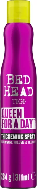 TIGI Bed Head Queen For A Day Spray Volume Épaississant Pour Cheveux Fins 311 Ml
