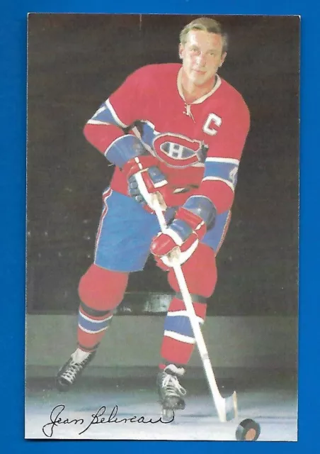 Jean Beliveau Color Postcard Montreal Canadiens,  1987 Verville Sport Card Show
