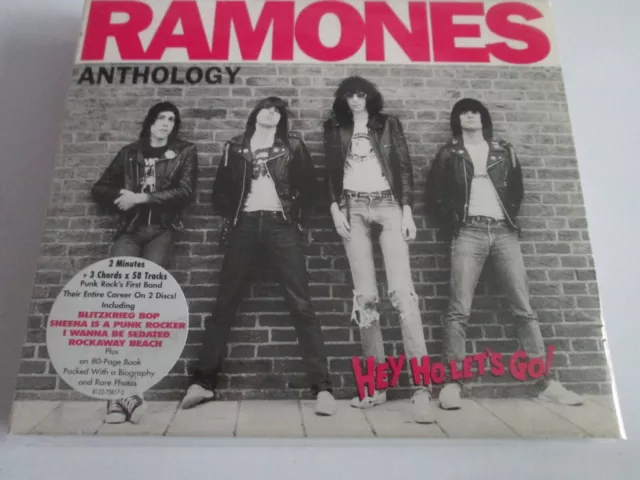 Ramones - Anthology (Hey Ho Let's Go!) (2 CD & BOOK BOX SET) NEW AND SEALED