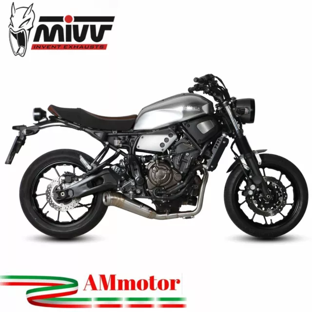 Echappement Complete Mivv Yamaha Xsr 700 2016 Moto Silencieux Ghibli Inox