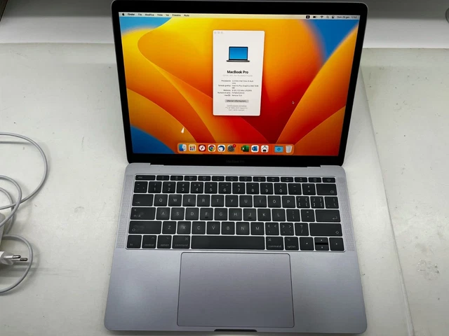 Apple 13" MacBook Pro 2017, Intel i5 7a Gen 128GB SSD 16GB RAM space gray A1708