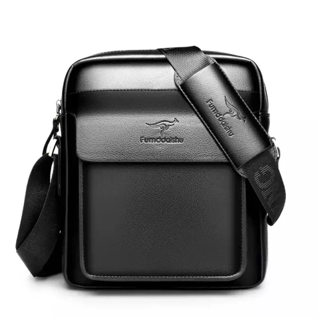 Leather PU Men Crossbody Handbag Messenger Fashion Business Mens Shoulder