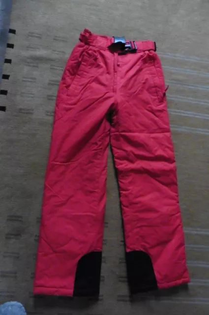 PANTALON DE SKI Wanabee by Go Sport femme Taille 36 rouge et noir