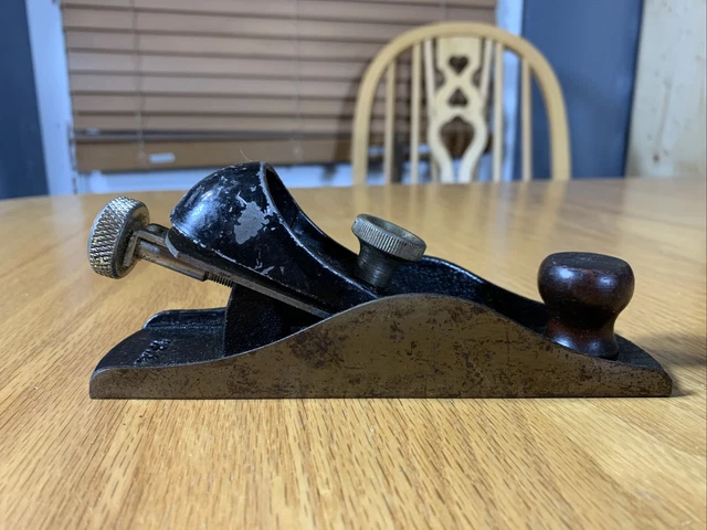 Stanley Wood Plane No 220 Block Planer With Blade USA Woodworking Tool Vintage