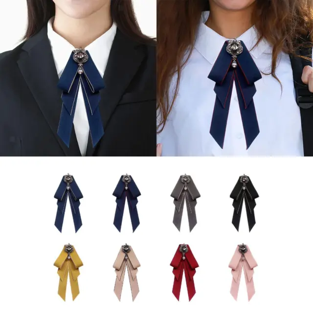 Bow Tie for Women Gilrls Neck Tie Ribbon Bowties for Gift Work Dress