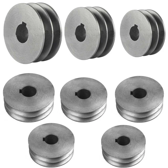 Poulie Fonte 1 Rainure V Type AK17-1/2 - Diamètre Extérieur 1,75", Intérieur 1/2", Marque VXB