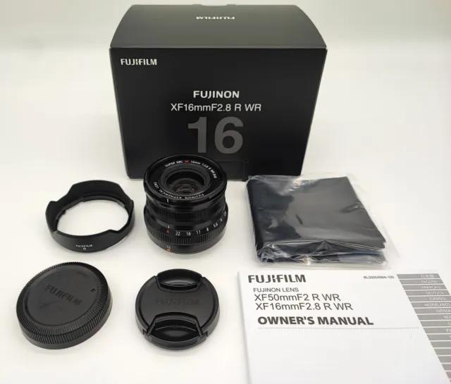 Fujinon XF16mm F2.8 R WR FUJIFILM Objektiv FUJI Weitwinkel XF 16 | Baujahr 2022