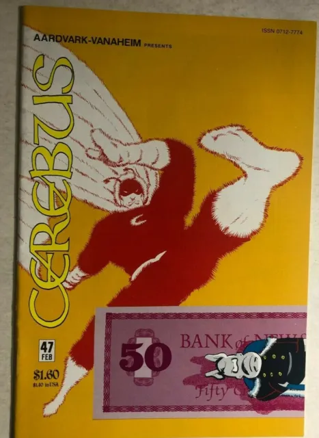 CEREBUS #47 signed by Dave Sim (1983) Aardvark-Vanaheim Comics FINE-