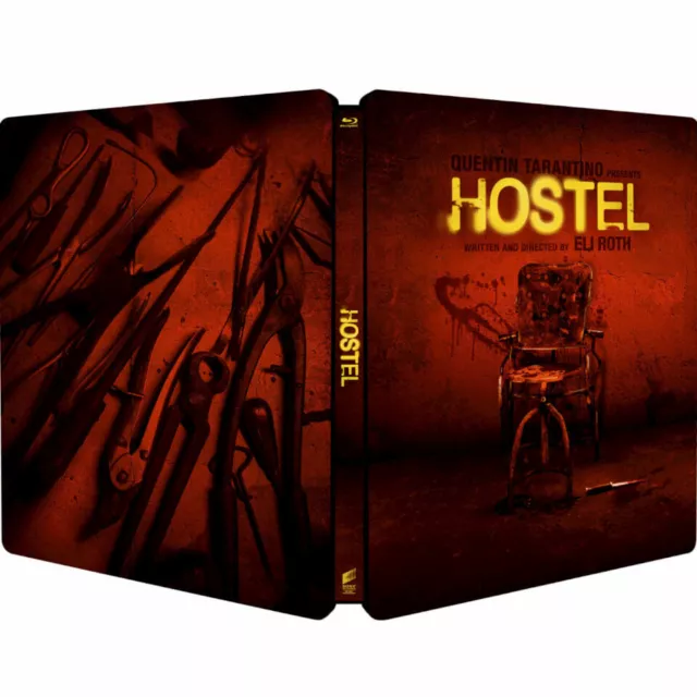 Hostel - Limited Edition Steelbook BLU-RAY Quentin Tarantino, All Region! NEW! 2