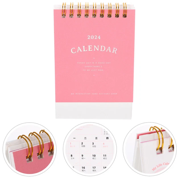 DESK CALENDAR 2024 Tent Year Monthly Calendars 20242025 Simple £9.19