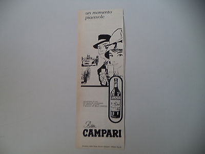 advertising Pubblicità 1962 BITTER CAMPARI