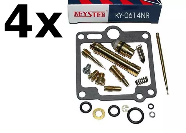 Keyster Vergaser Reparatursatz,Yamaha XJR1200, Bj. '94-'98,  4 Kits