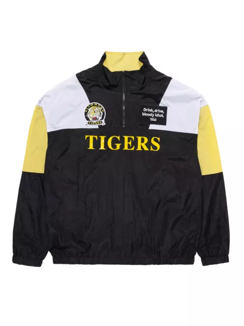 Team AFL Footy Mens Adults Throwback Windbreaker Pullover Jacket