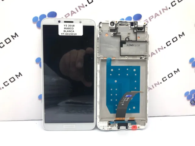 PANTALLA LCD+TACTIL CON MARCO color BLANCA modelo dra-lx3 Y5 2018 ENVIO  24HORAS EUR 31,00 - PicClick FR