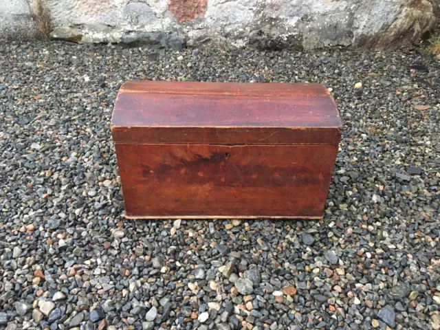 Rustic Victorian Pine Chest / Trunk / Box