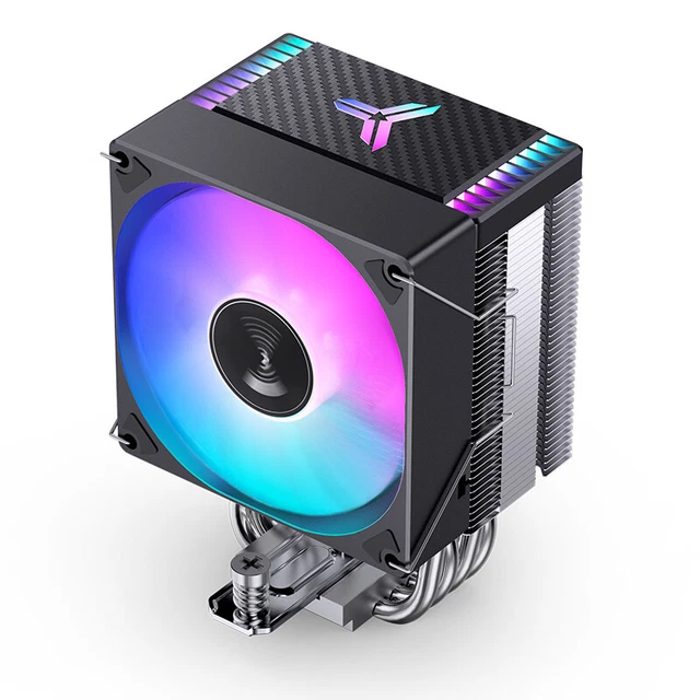 ARGB CPU COOLER Fan 4 Heat Pipe for INTEL LGA 1700 1200115X AM4 (Black ...