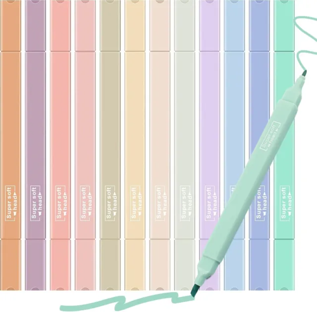 12 PASTEL BIBLE Highlighters No Bleed, Assorted Colors Aesthetic School  Supplies $20.85 - PicClick AU