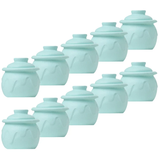 10 Pcs Food Play Vegetable Jars Miniature Pots Pans Pickle Jar Mini Toys