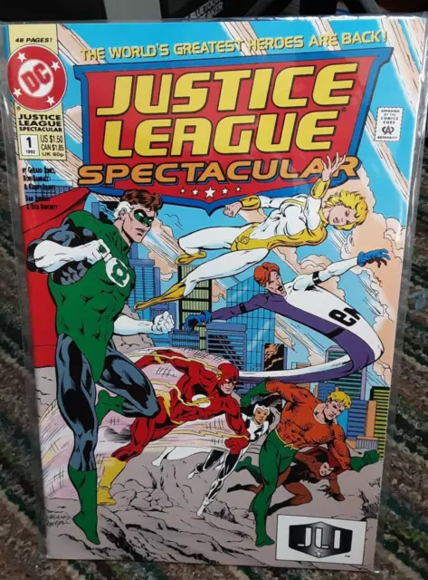 Justice League Spectacular Comic Book DC Issue 1 1992 Green Lantern Cover