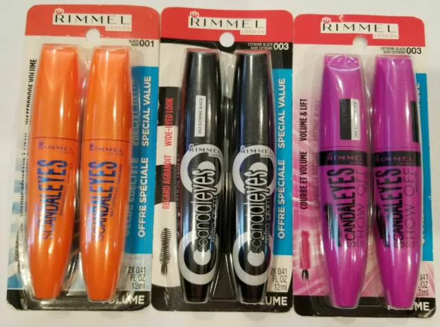 Rimmel London Scandal Eyes Volume Flash Show Off Retro Glam Mascara,Choose Shade