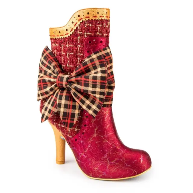 Rosie Lea Red Irregular Choice Christmas SHoes Party Boots
