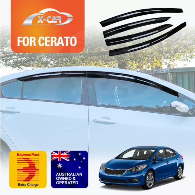 Weathershields for Kia Cerato Sedan 2013-2018 Car Window Visor Weather Shields