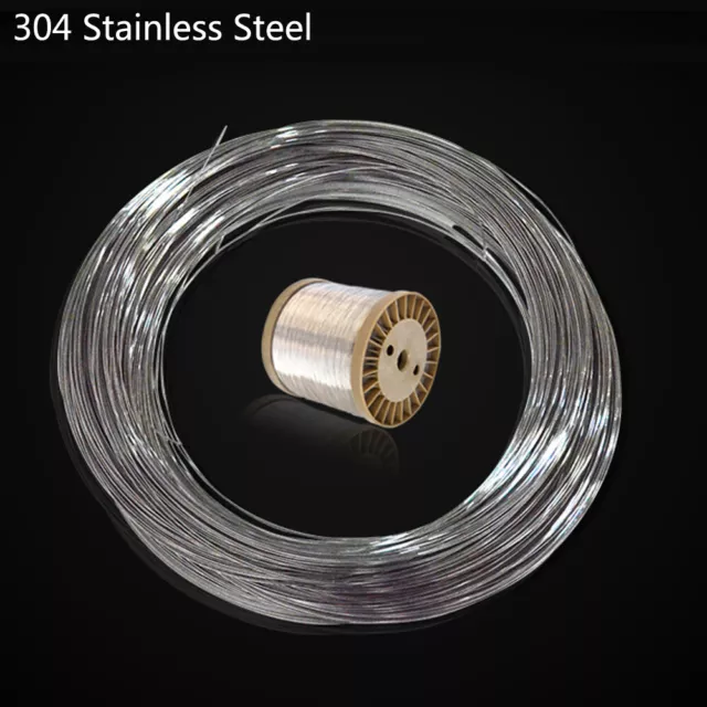 304 STAINLESS STEEL WIRE 0.1mm - 3mm SOFT AND HARD STEEL WIRE RUSTPROOF  DURABLE