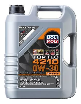 LIQUI MOLY LM Top Tec 4210 0W-30 21605 5 l Kanister Kunststoff