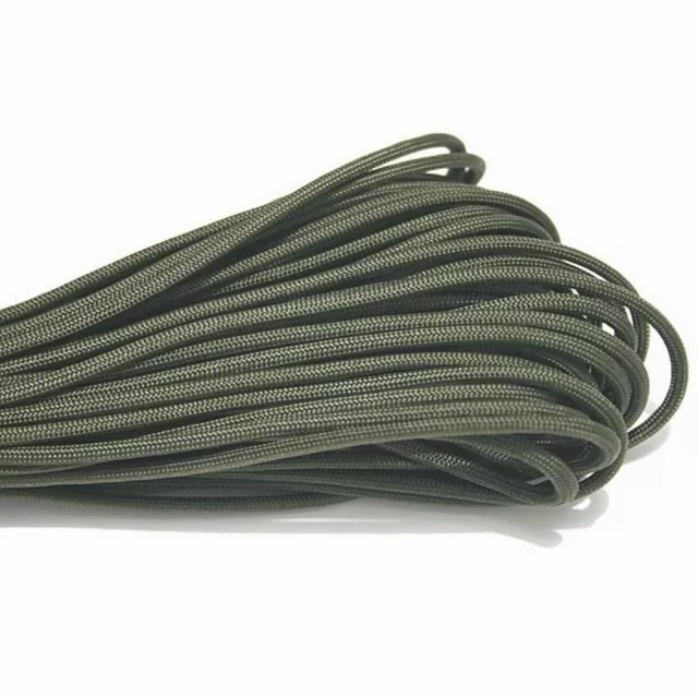 Paracord 550 Fallschirm Schnur Schlüsselband Seil Mil Spec 100FT 31m Klettern 3