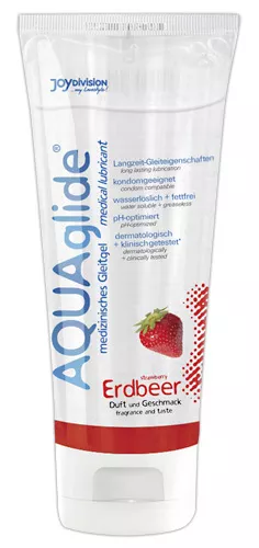 Lubrificante intimo base acquosa Aquaglide 100 ml Fragola Vaginale Anale Sesso