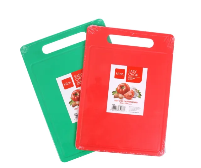 Plastic Chopping Board STRONG Non Slip Kitchen Food Cutting Boards BPA Free