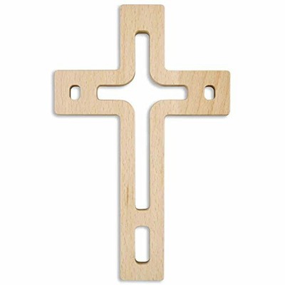 in Legno Marrone Scuro Croce da Parete 15 cm kruzifix24 Devotionalien 