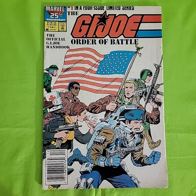 G.I. Joe Order of Battle #1 (1986) FN Marvel Comics UNGRADED