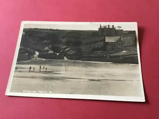 St Columb, Porth (nr Newquay) - 1927 Postcard