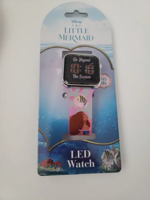 Disney The Little Mermaid Led Watch "Go Beyond The Surface " New