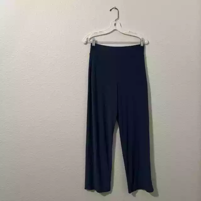 Max Mara Leisure Pants Lightweight Ocean Blue Size Medium ?