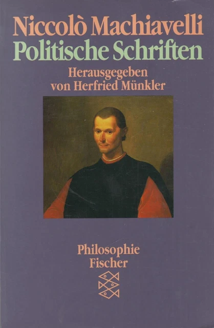 Buch: Politische Schriften, Machiavelli, Niccolo, 1991, Fischer Taschenbuch