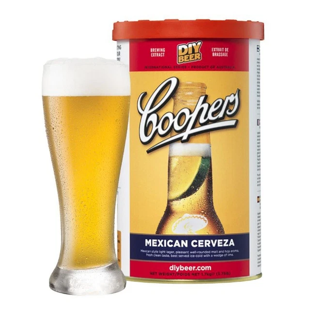 Kit de cerveza mexicana COOPERS 40 pintas (23L) - almacén de cerveza artesanal de elaboración casera