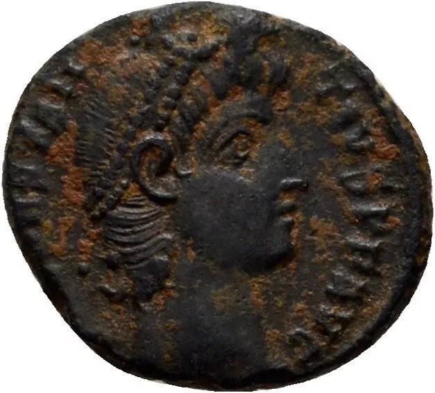 Rom Bronze Antiochia Constantius II. Follis  15 mm/ 1,5 g  Original  #SEX169