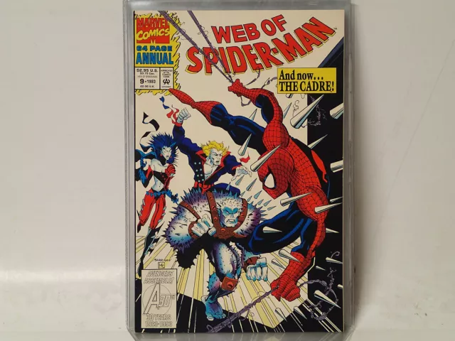 WEB of SPIDER-MAN Annual #9 Marvel Comics 1993 VF  FL