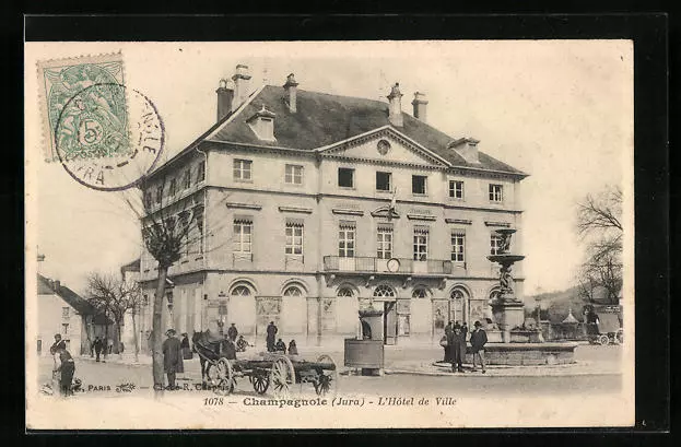 CPA Champagnole, l´ Hotel de Ville 1905