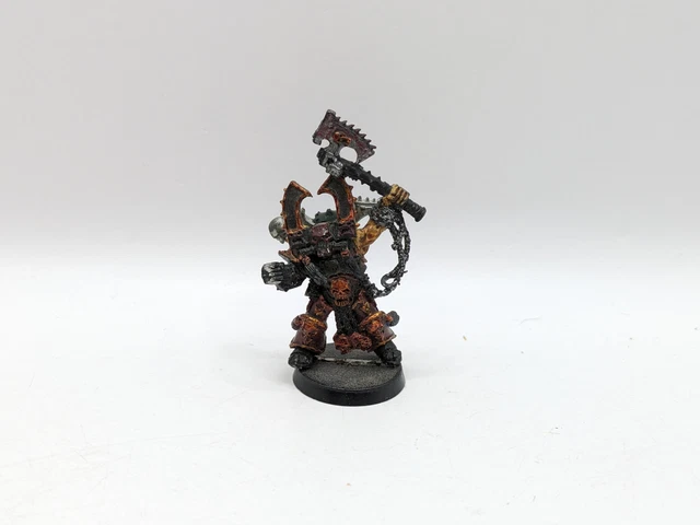WARHAMMER 40K : Chaos Space Marines World Eaters métal Kharn le traître (AH049) EUR 29,24