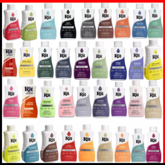 Rit Liquid All-Purpose Dye Rit Fabric & Synthetic Clothes Dye, 236ml