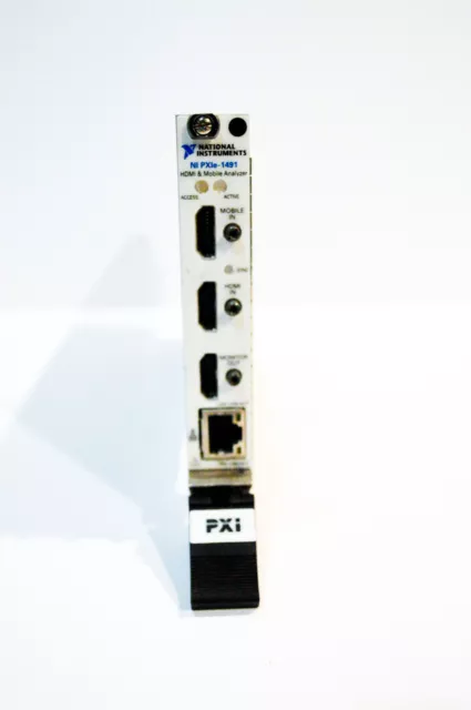National Instruments NI PXIe-1491 HDMI Protocol, Audio and Video Analyzer
