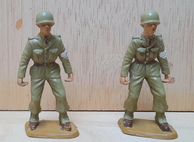 Soldats Starlux 1:32 – Brancardiers Service De Santé Armée Française – 2e GM – Très Bel état